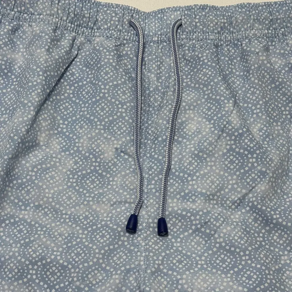 Peter Millar Trunks Mens Large Blue Crown Swimming Surfing Logo With Koozie NWT